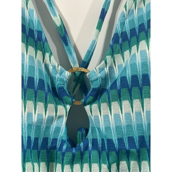 Trina Turk Moonray Ring Front One Piece Swimsuit Size 14‎ - Picture 5 of 9